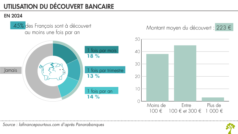 Utilisation du découvert bancaire